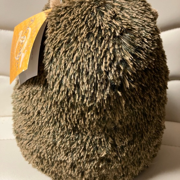 Elements Brown and Tan Plush Hedgehog Door Stopper - Picture 5 of 6